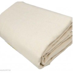 4 x DURABLE THICK BOLTON TWILL 12 X 9  100% COTTON DUST SHEET  CLOSE WEAVE Dust Sheets & Polythene TPS